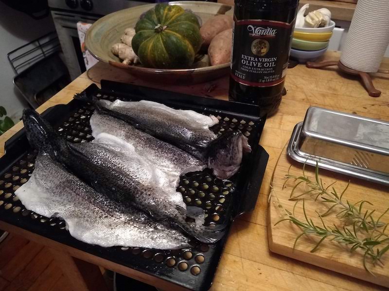 butterflied rainbow trout recipe