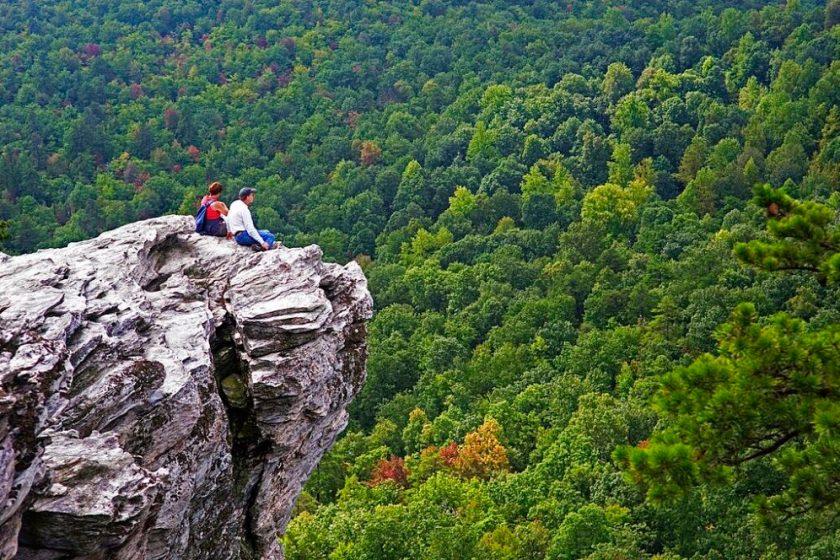 Hanging Rock State Park in North Carolina