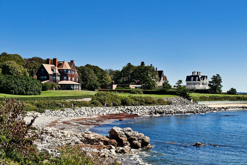 Newport Cliff Walk in Rhode Island