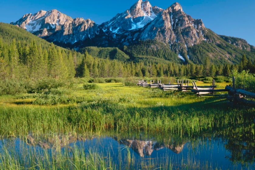 Sawtooth Mountains in Idaho
