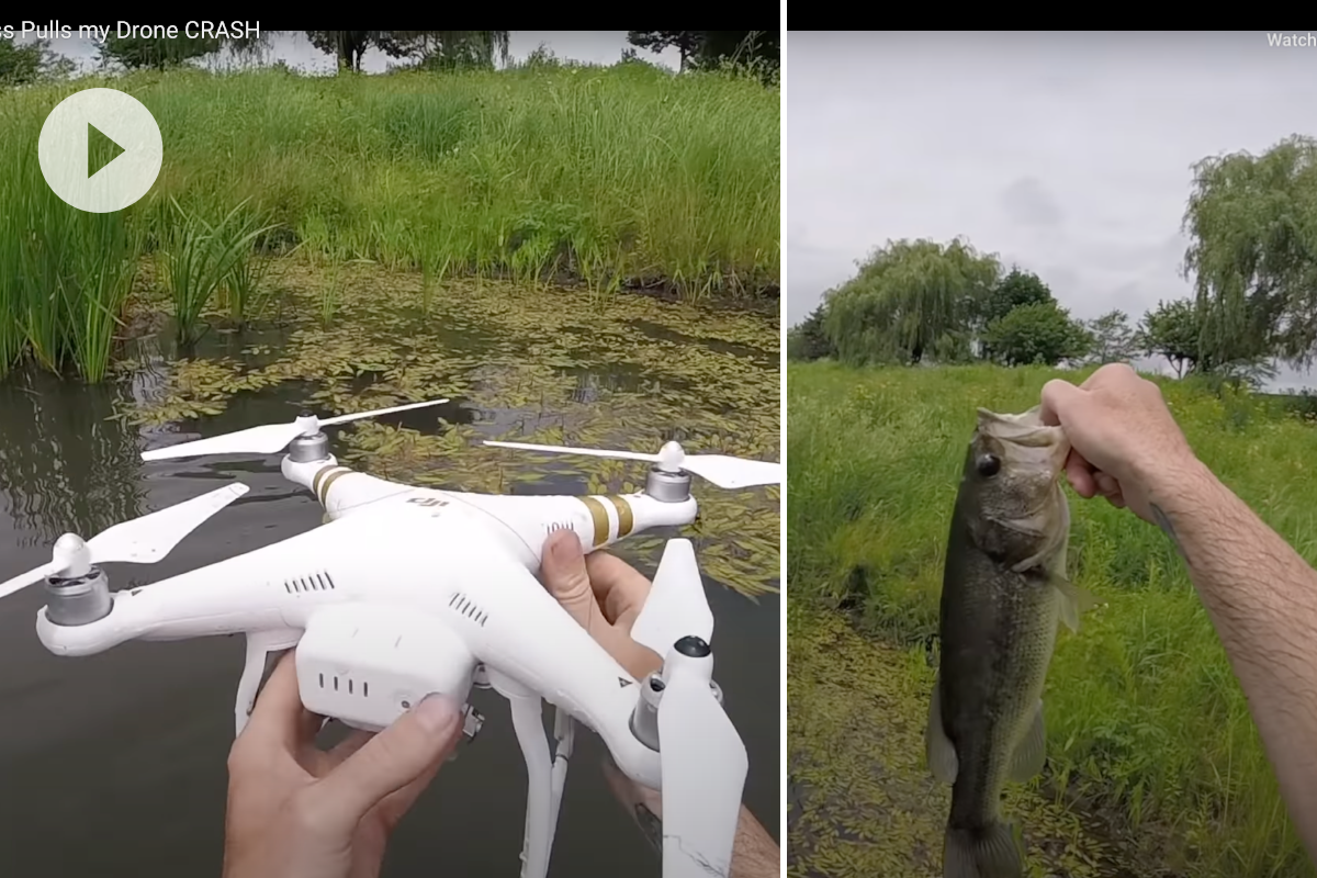 Man Attempts Drone Fishing, Only to Lose Drone to Fish