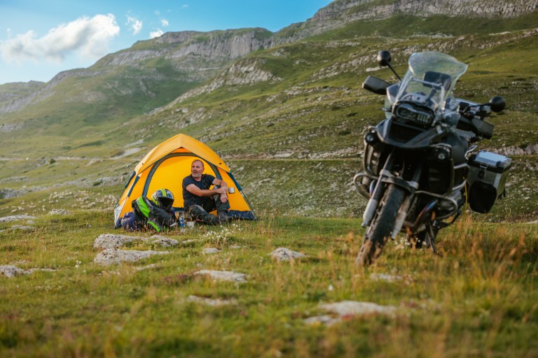 best camping gear for motorcycle trips