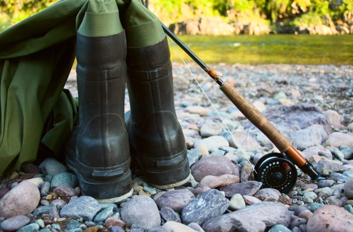 decontaminate your fishing gear