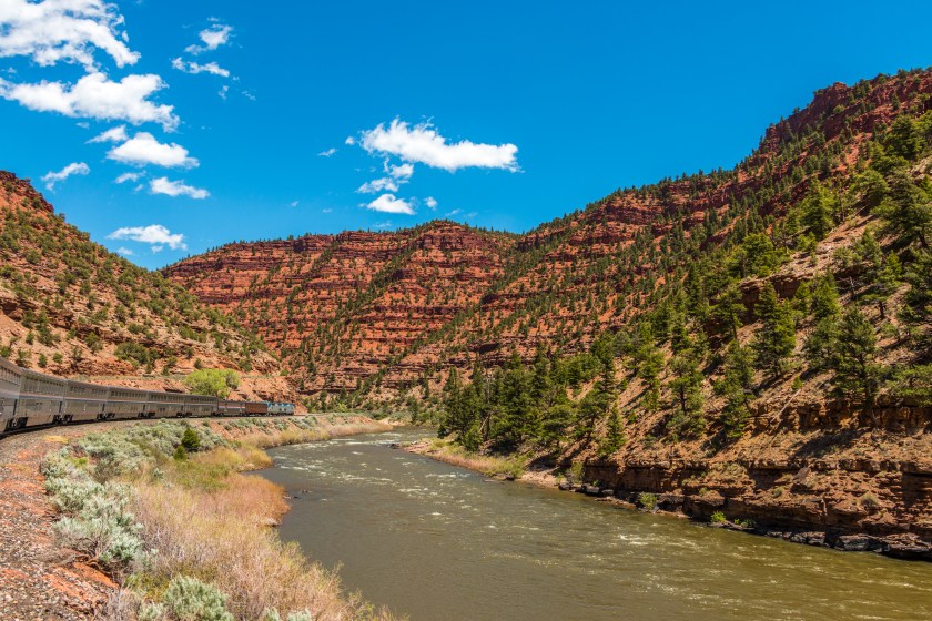 california zephyr train ride along the colorado river