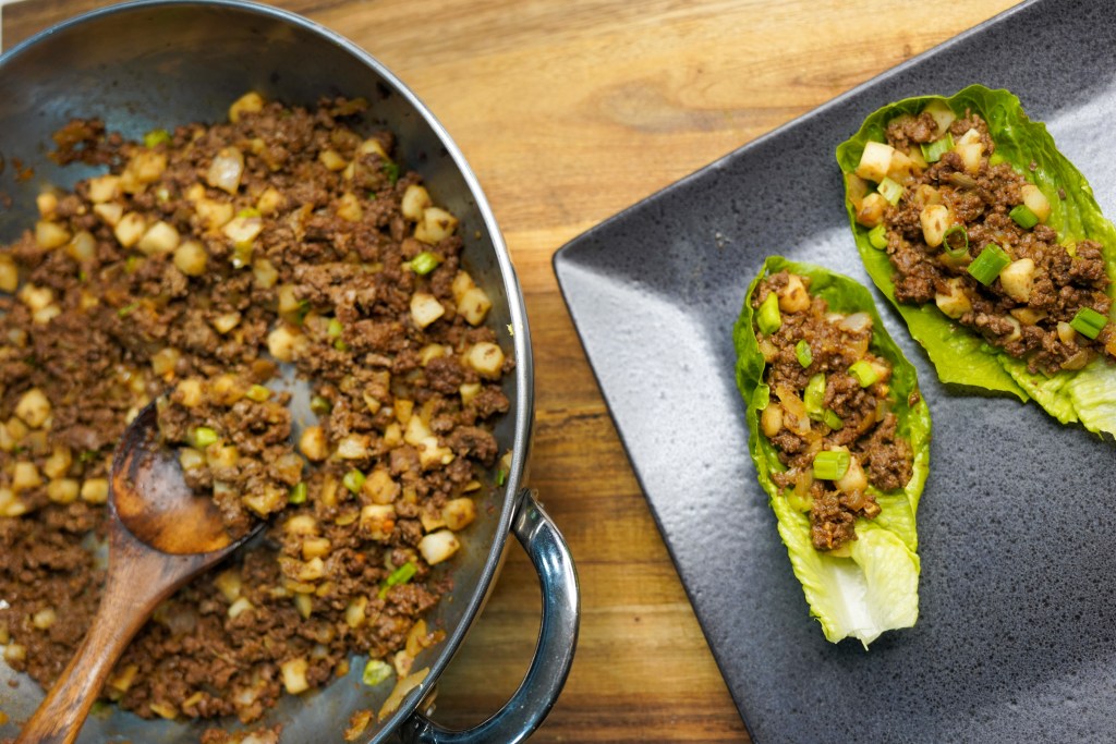 venison lettuce cups recipe