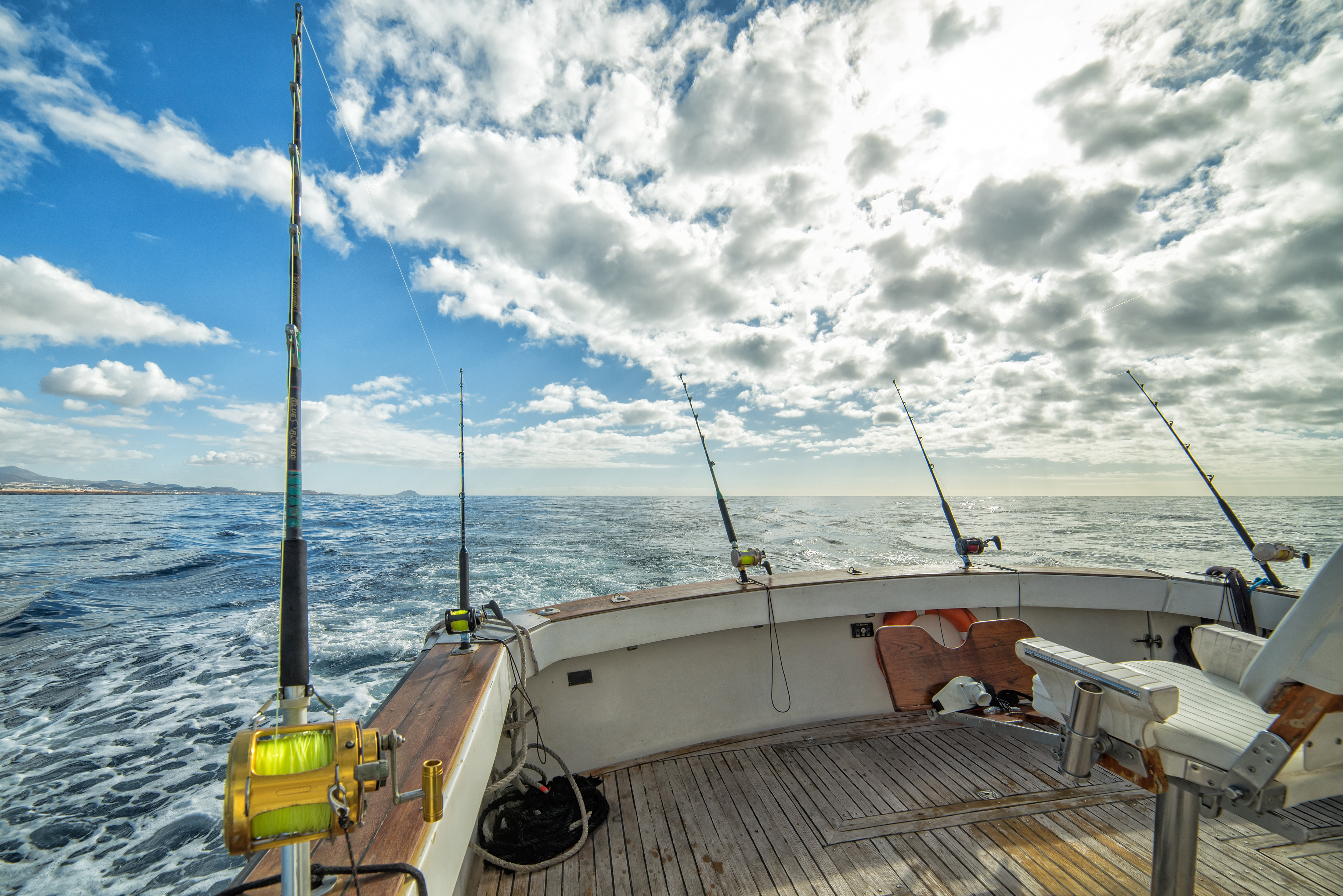 Big game fishing time in tropics