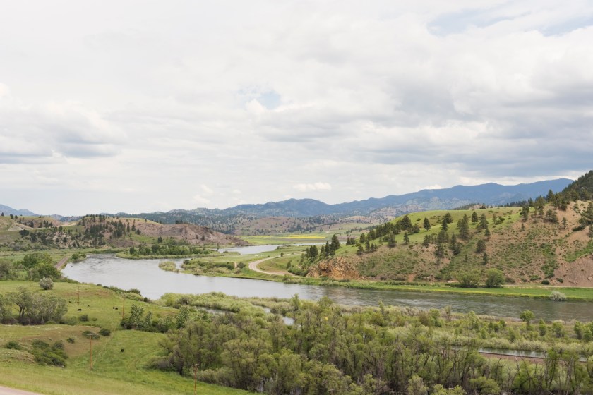 The Missouri River section that flows thru northern Montana.