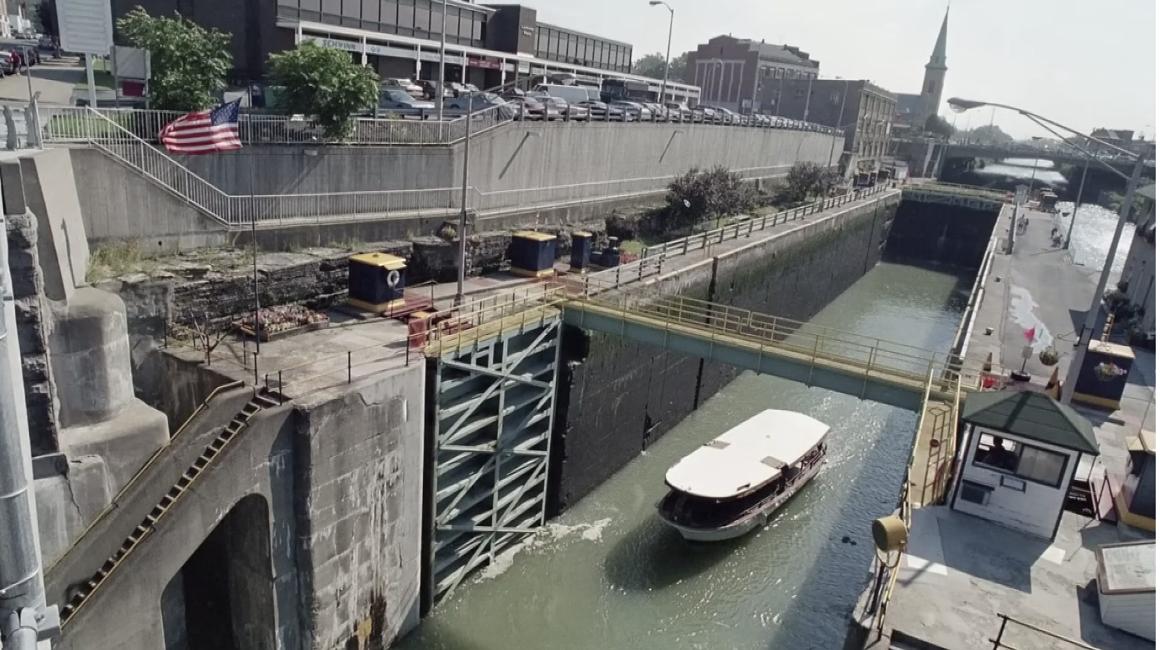 Boat in Erie Canal