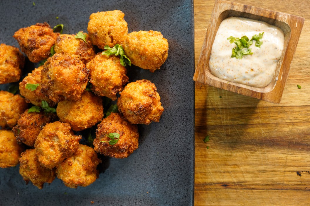 Jennifer Danella's alligator fritter recipe