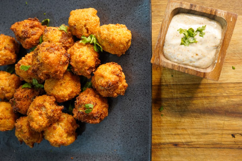 Jennifer Danella's alligator fritter recipe