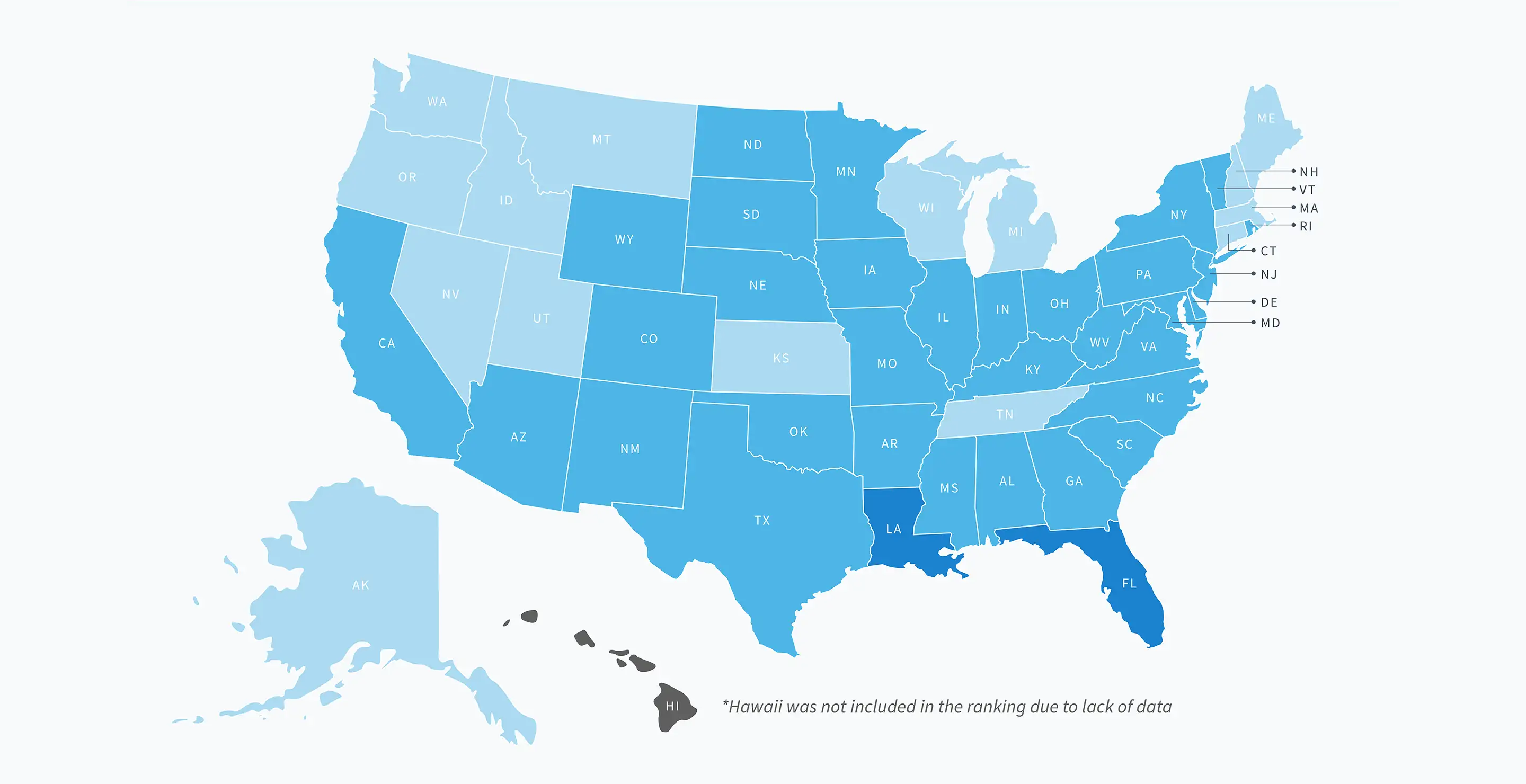 map of mosquitos in the U.S.