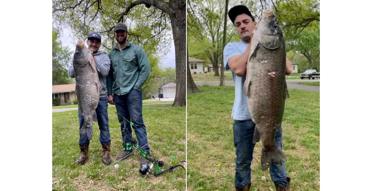 thayme miller bowfish buffalo fish kansas state record