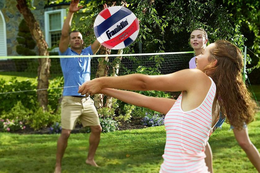People playing volleyball 