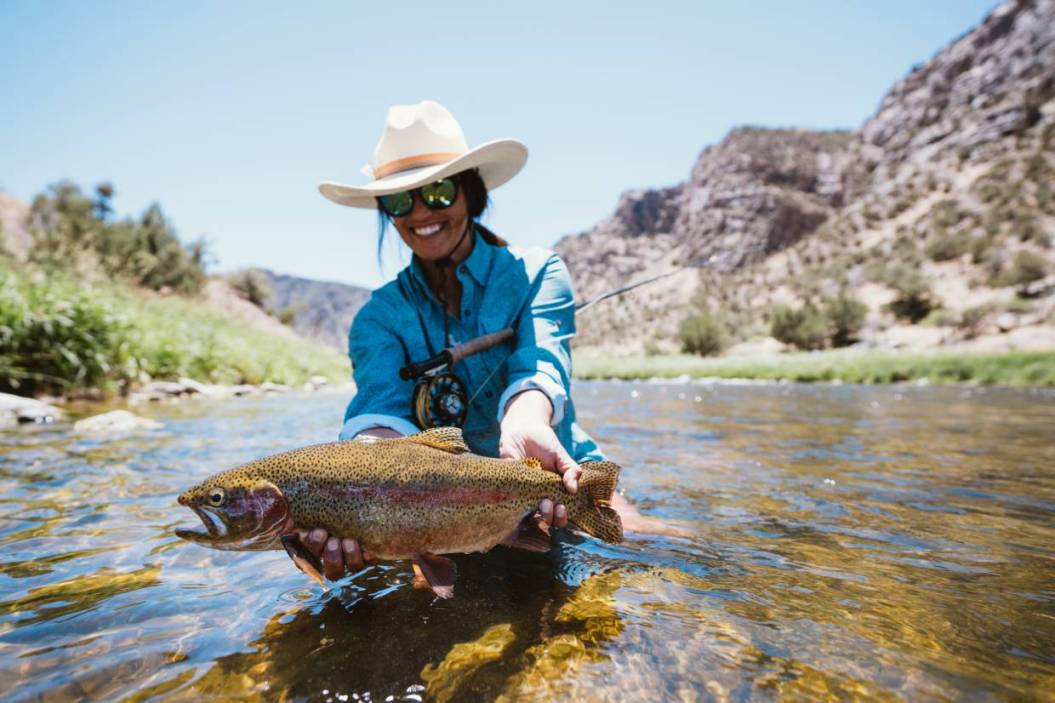 Hilary Hutcheson, yeti ambassador, fly fishing