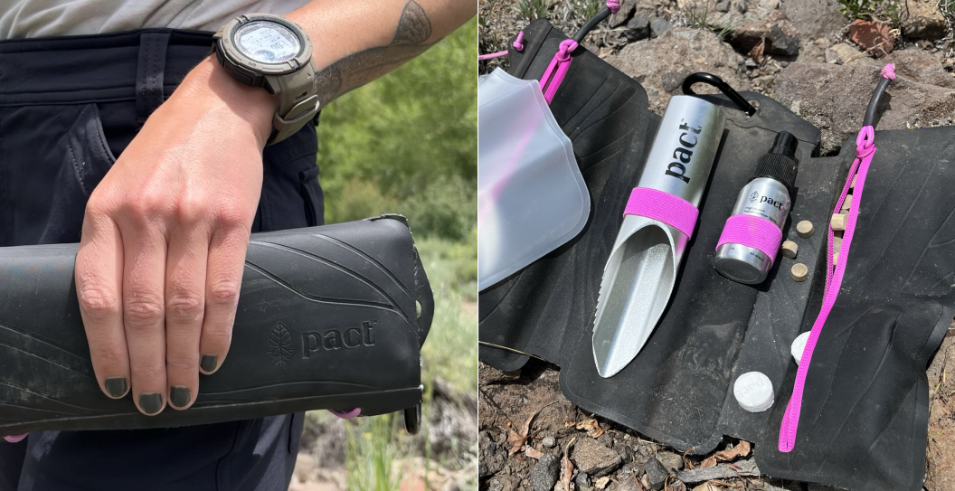 PACT compostable backcountry bathroom kit review