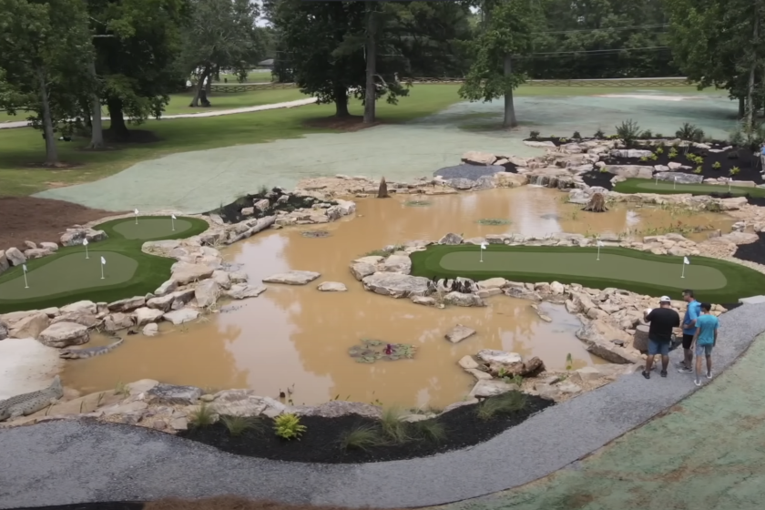 Shaq's $500,000 koi pond built by Ed The Pond Professor