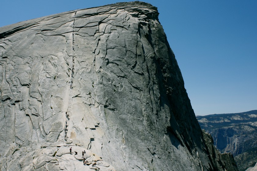 Half Dome hike permit required
