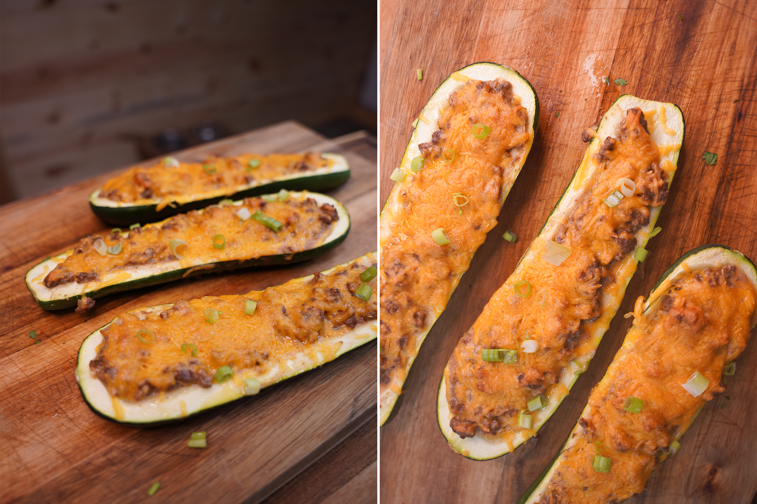 venison zucchini boats