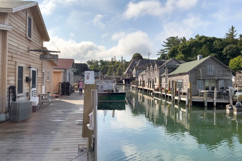 Fishtown Lake Michigan