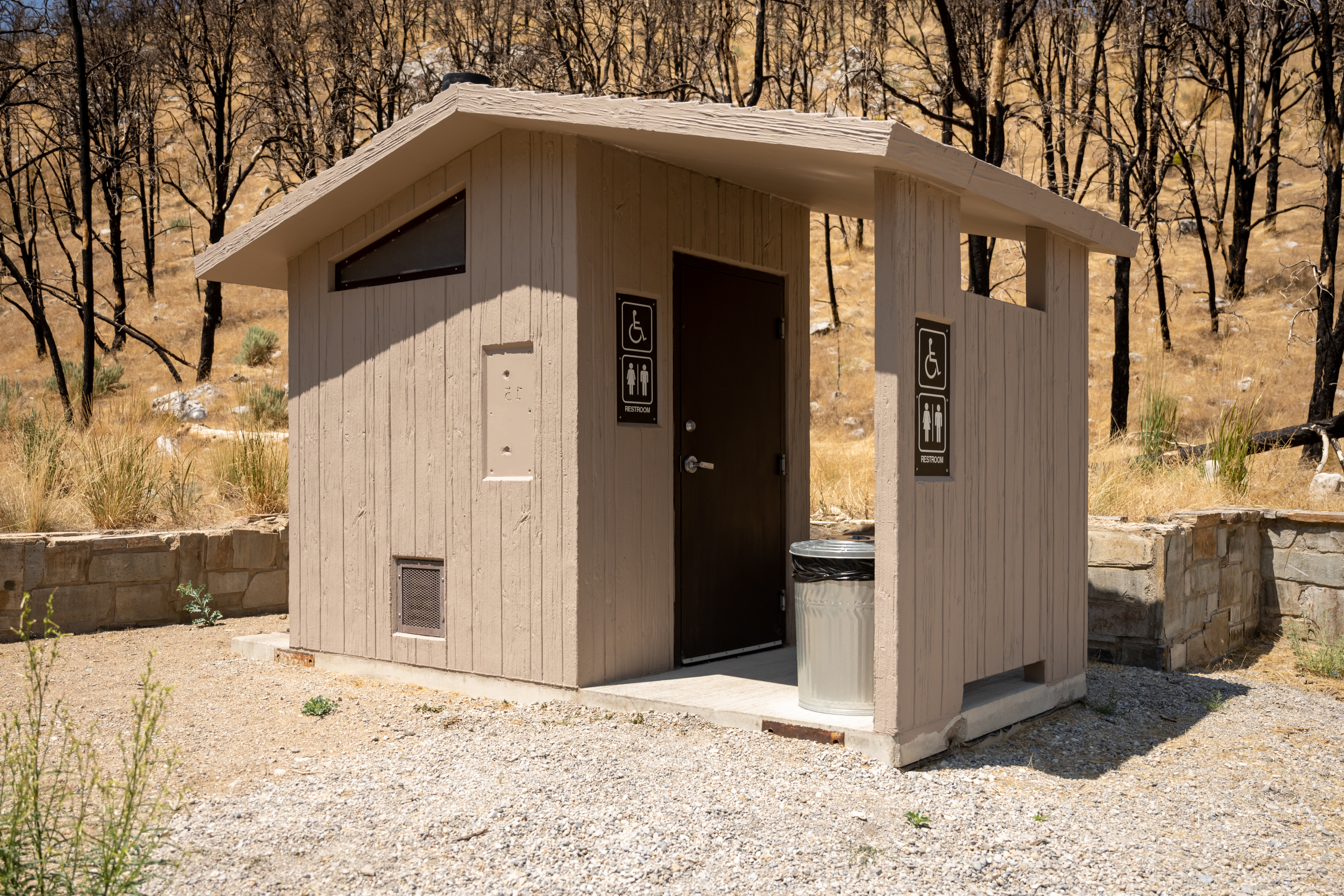 public pit toilet