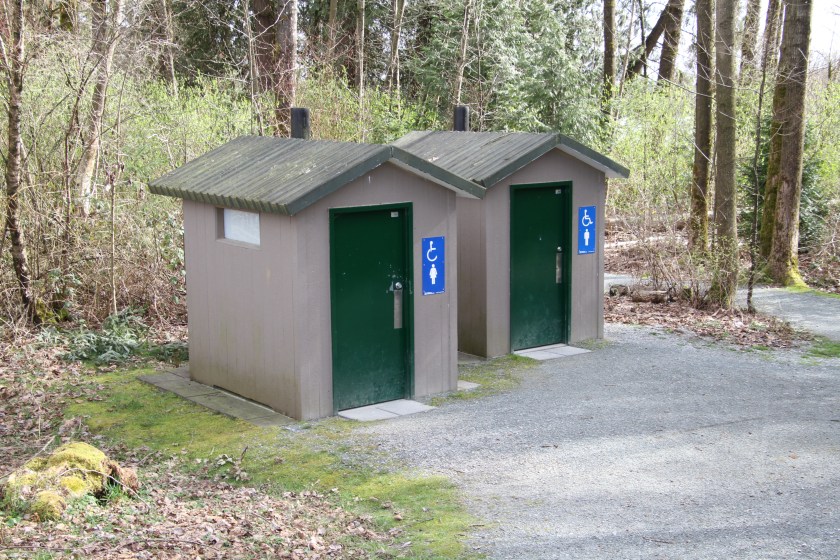 public trailhead pit toilets