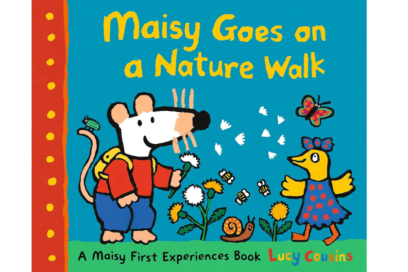 The book cover for "Maisy Takes a Walk"
