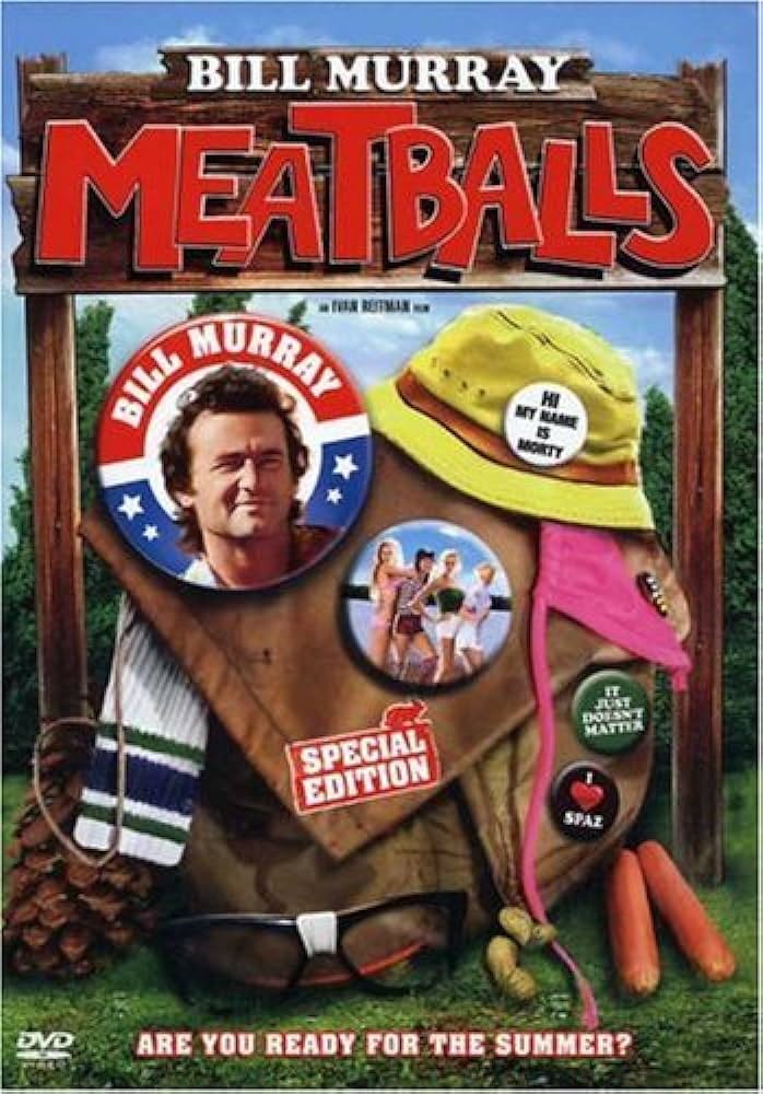 The movie poster for "Meatballs"