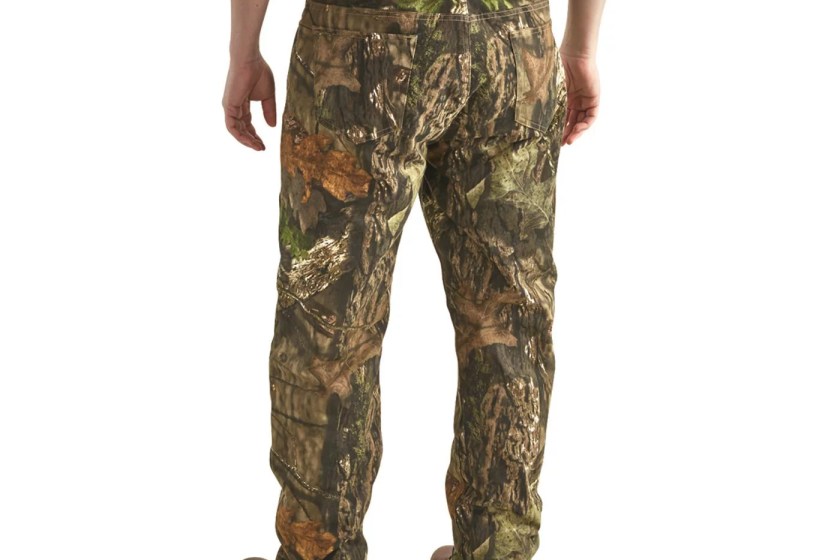 Person wearing Guide Gear hunting pants 