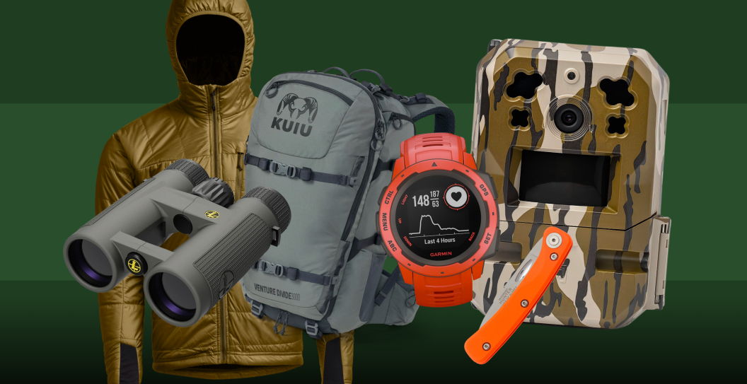 An assortment of the best gifts for hunters