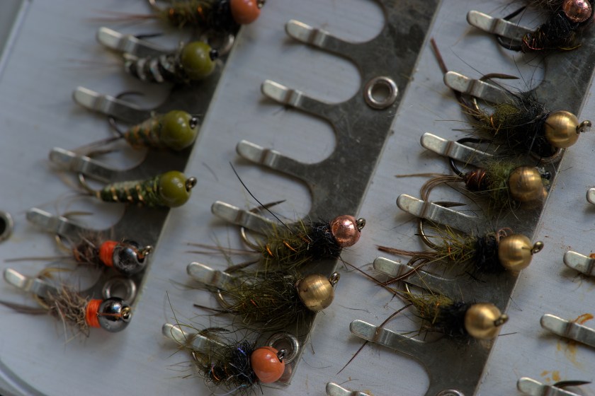 Cleaning and organizing flies is an important part of yearly fly gear maintenance.