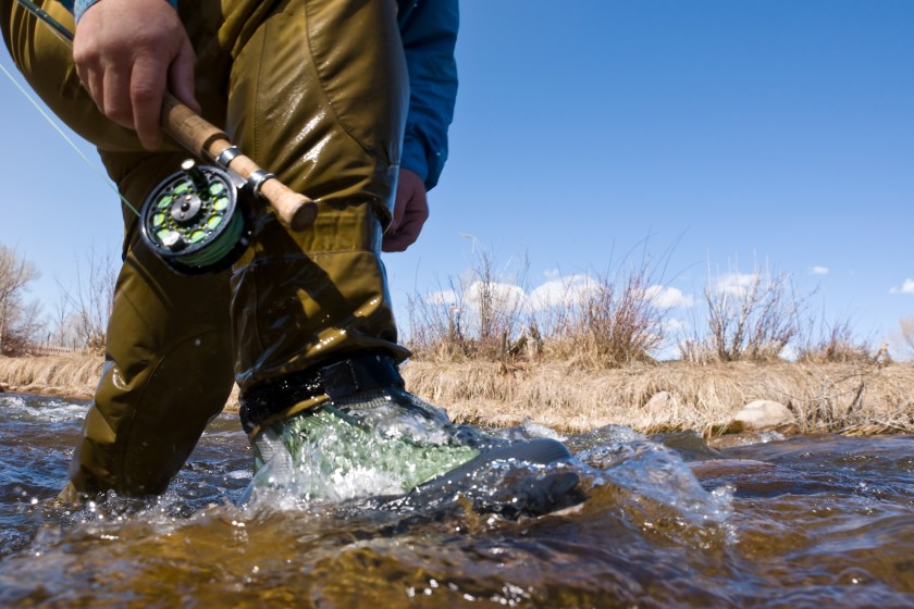 patching and caring for waders and wading boots.