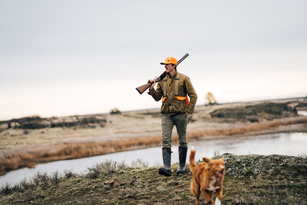 Hunter and his dog