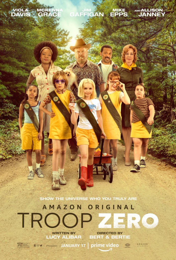 The movie poster for the film "Troop Zero"