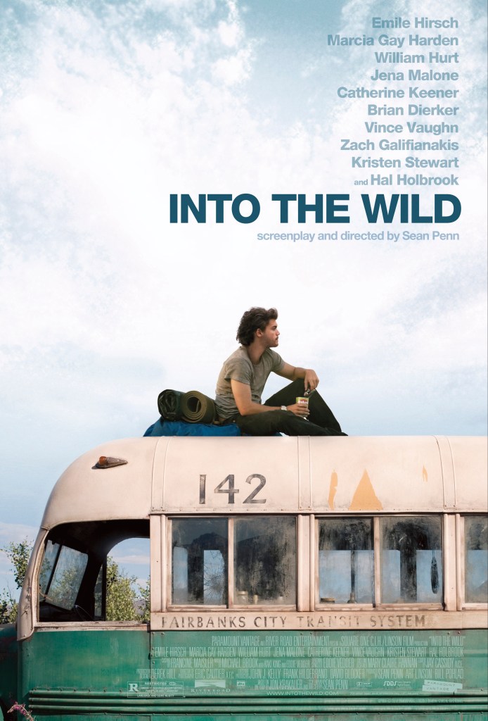 The movie poster for the film "Into the Wild"
