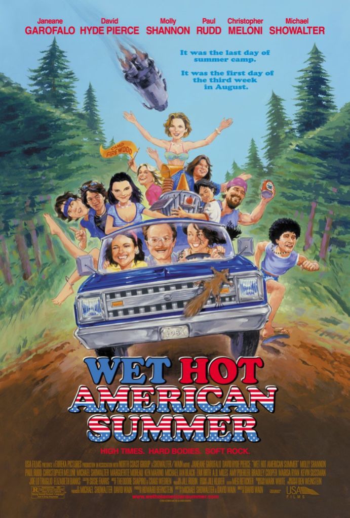 The movie poster for "Wet Hot American Summer"