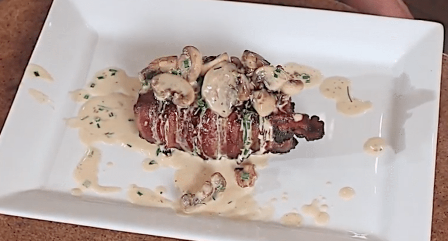bacon wrapped tenderloin