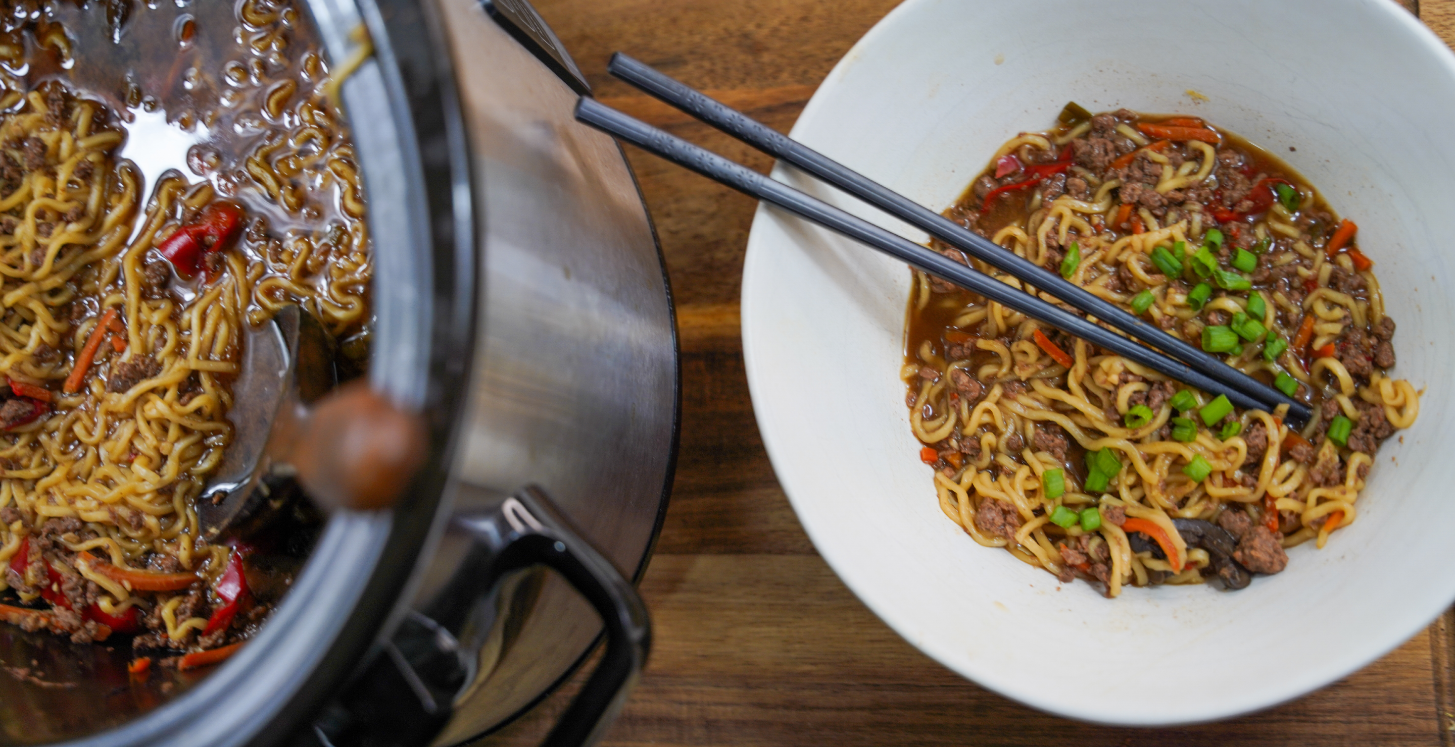 crock pot venison ramen