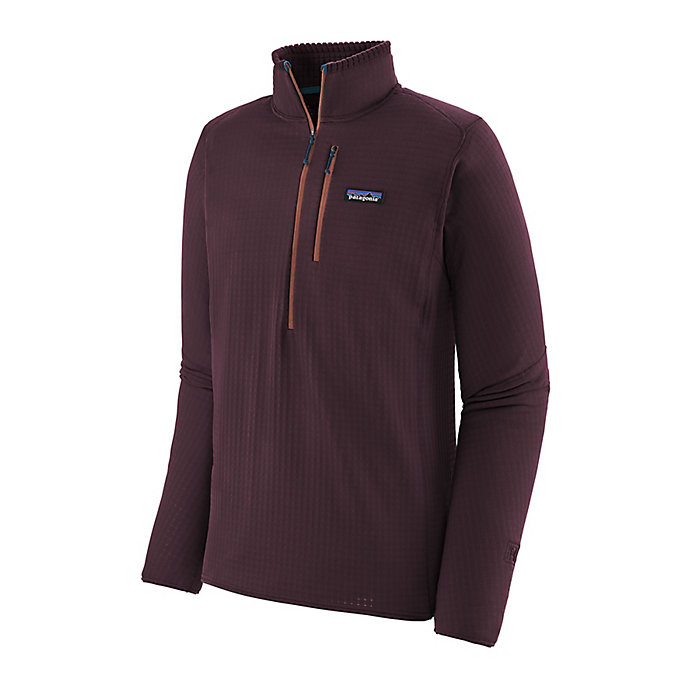 A dark red/brown Patagonia fleece