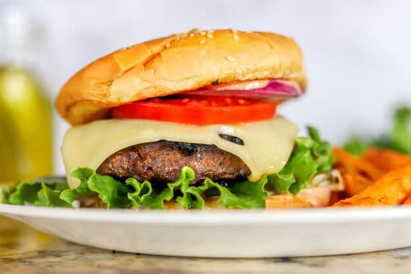 Cast Iron Venison Burger