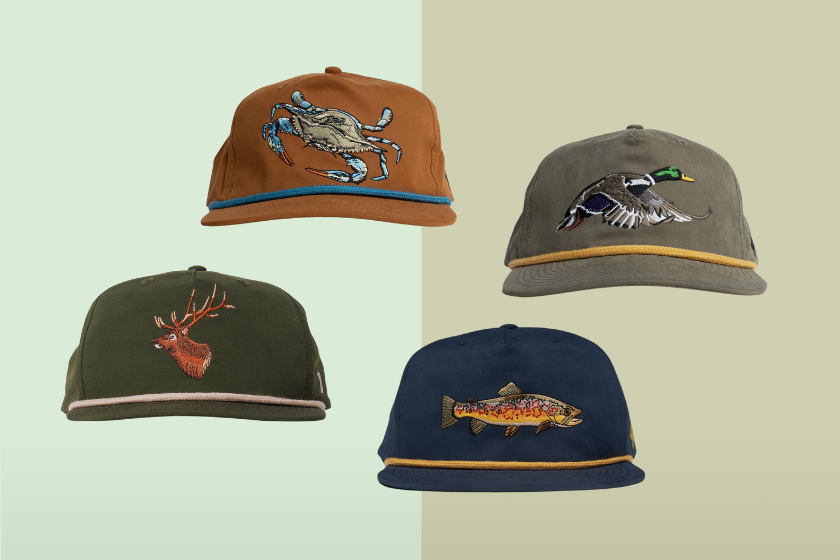 Duck camp hunting and fishing hats