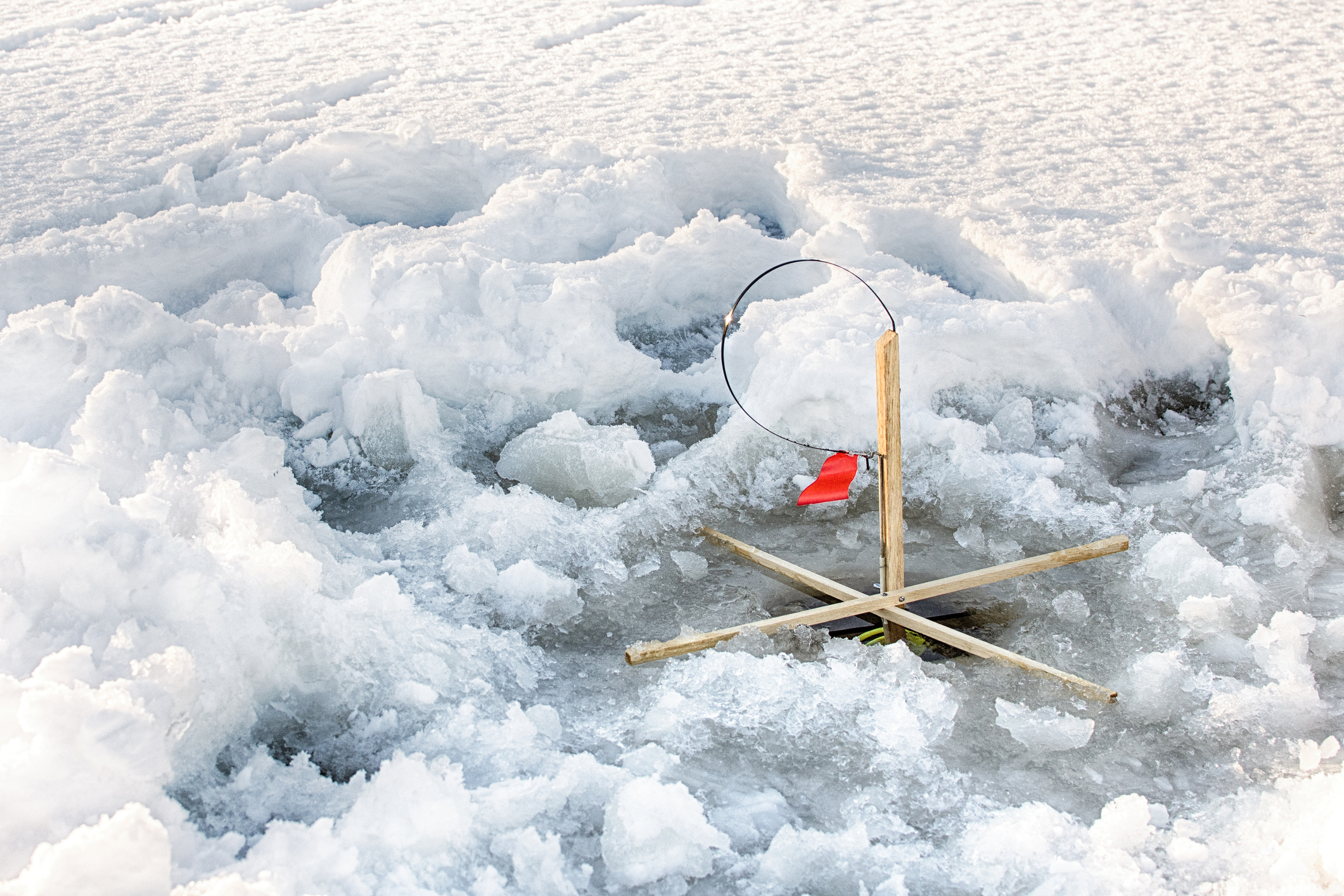 Tip Up Ice Fishing Is Easy To Learn And Fun To Try