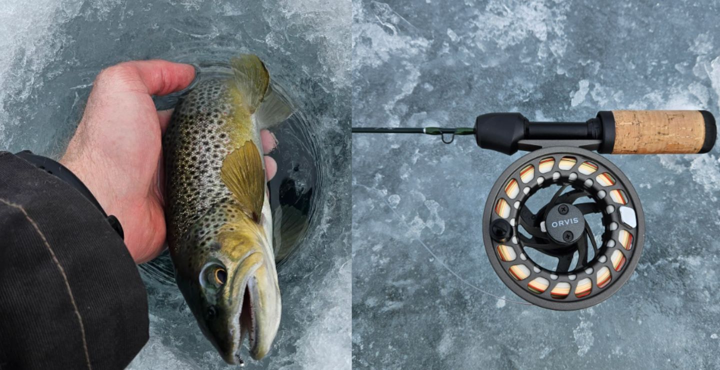 Angler Tries Fly Fishing Through the Ice, Sparking Debate