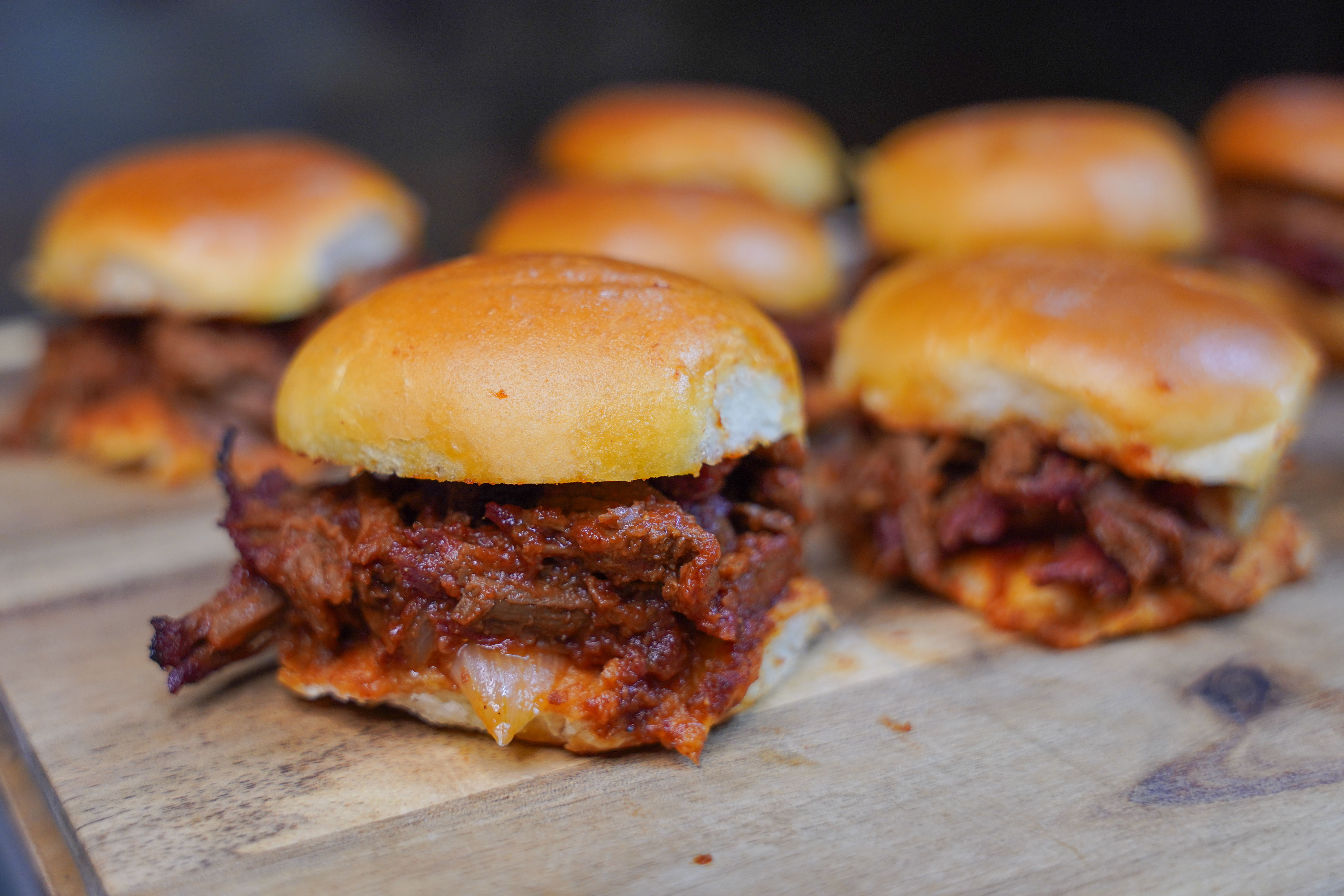 Kansas City venison BBQ sliders