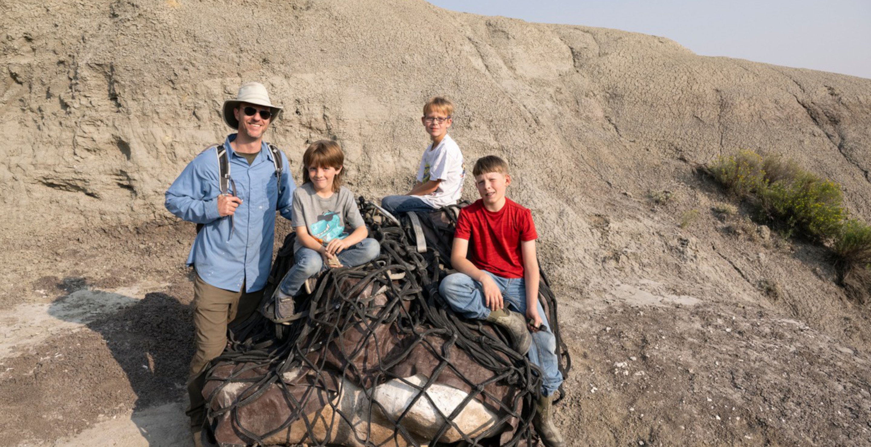 Family Goes On Hike In North Dakota Badlands And Discovers A Rare T-Rex Fossil