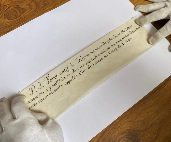 200-year-old message in a bottle