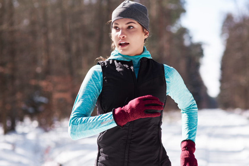 staying active helps with surviving frigid temperatures