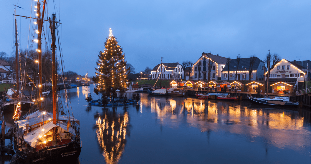 family has minimalist Christmas while celebrating holiday on a boat