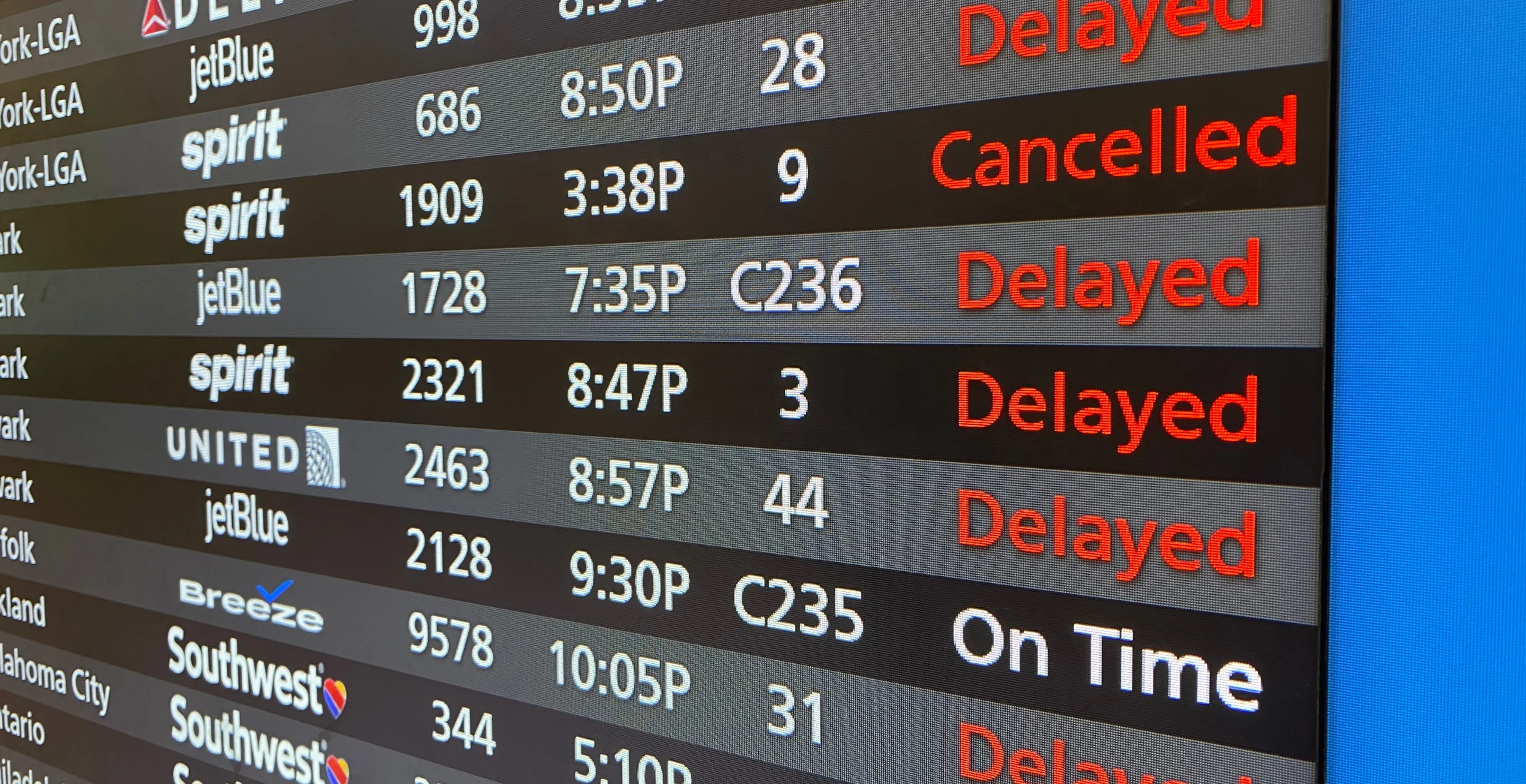 Hundreds Of Flights Canceled Or Delayed At Major Airport Over Equipment Failure And Staff Shortage