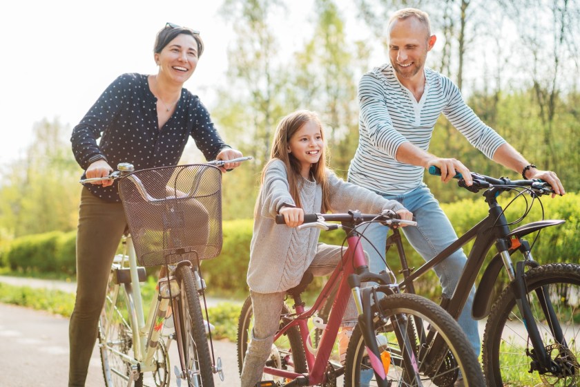 great mother's day ideas for an outdoorsy mom go on a bike ride