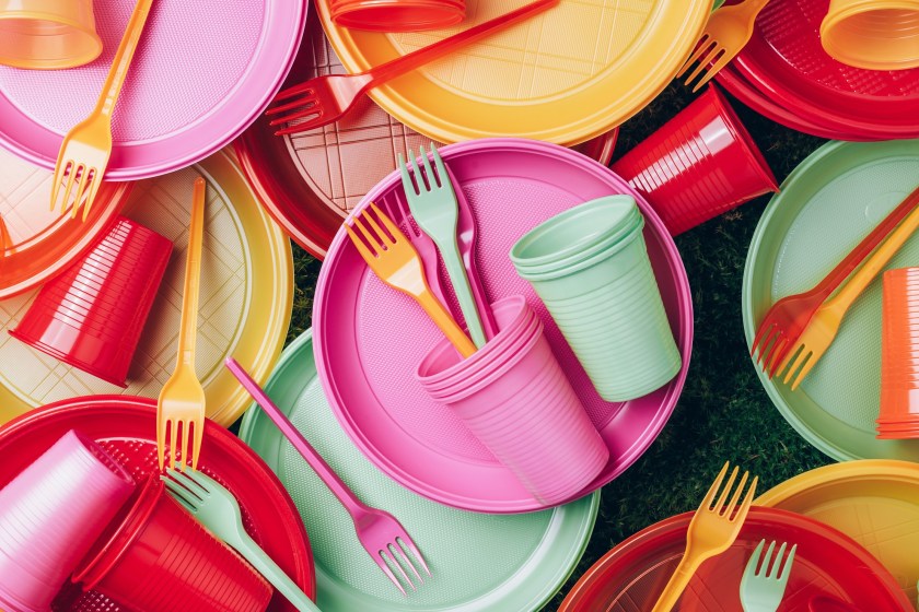 plastic utensils